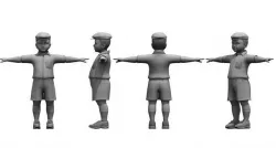 boy 3d model 3D model