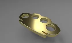 Brass knuckles 3D model