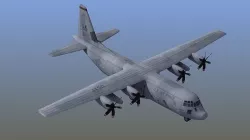 C130 VR Low Poly Low-poly 3D model