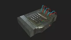 C4 Explosive with Detonator 3D model
