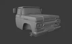 Cabin Ford f  3D model