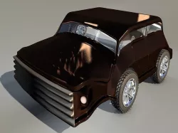 Car 3d Game Style Five Low-poly 3D model
