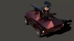 Car For Video Games  Nine 3D model