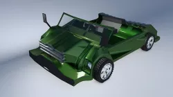 Car Model 3d Game  Style One Low-poly 3D model