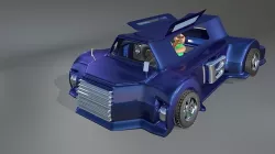 Car Model Games 3d Game Engine Low-poly 3D model