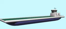 Cargo ship 3D model