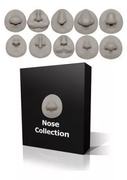 CARTOON NOSES 3D model