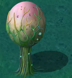 Cartoon version - fine stripe spores 3D model