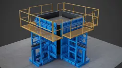 casting elevators 3D model