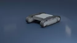 Caterpillar 3D model rigging 3D model