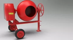 cement mixer 3D model