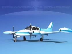 Cessna 310 V01 3D model