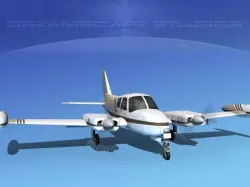 Cessna 310 V03 3D model