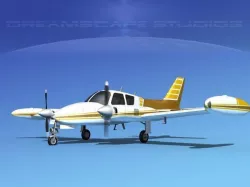 Cessna 310 V07 3D model