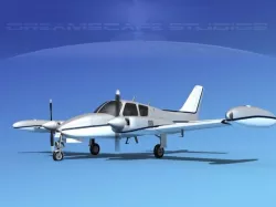 Cessna 310 V08 3D model