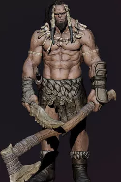 Character of  World of warcraft Zbrush file 3D model