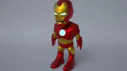 Chibi IronMan Low-poly 3D model
