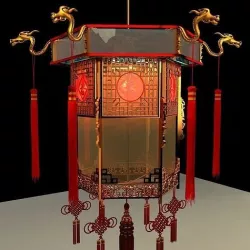 Chinese palace lantern 3D model