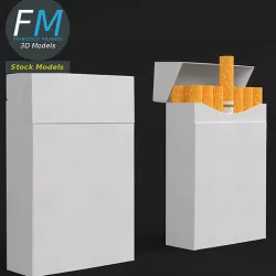 Cigarette packs 3D model