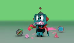 Comic Robo 3D model