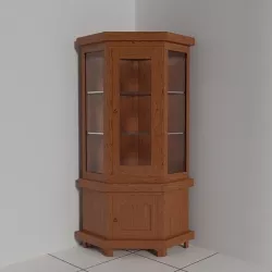 Corner Display Cabinet 3D model