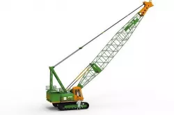 Crawler Crane model Low-poly 3D model