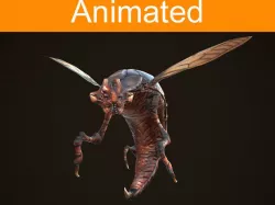 Creature Insect Low-poly 3D model