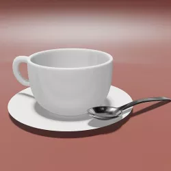 cup and spoon 3D model