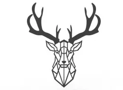 Deer Head Wall decoration 3D model