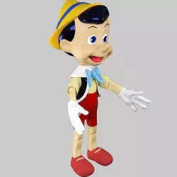 Disney Pinocchio 3D Rigged in 3Ds Max Low-poly 3D model