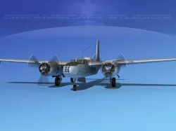 Douglas A-26B Invader 3D model