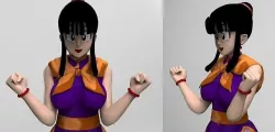 Dragonball Z Character - ChiChi 3D Modelling Low-poly 3D model