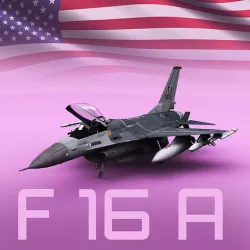 F-16 A Block 15 Low-poly 3D model