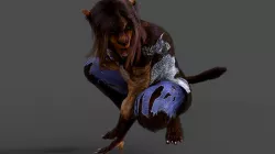 Female Werewolf 3D model
