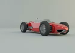ferrari 156 dino f1 sports car 3D model