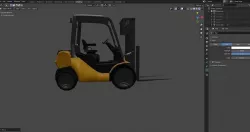 fork lift 3D model
