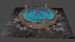 fountain 3D model