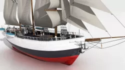 FRAM Historical Ship 3D model