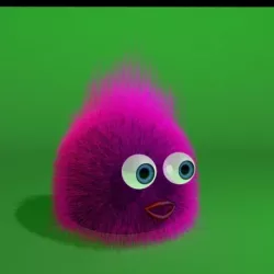 Furry 3D Character - Rigged Low-poly 3D model