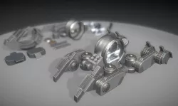 Futuristic Terrain Walker Basic Version 1 Rigged and Animated Low-poly 3D model