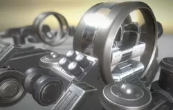 Futuristic Terrain Walker Basic Version 2 Rigged and Animated Low-poly 3D model