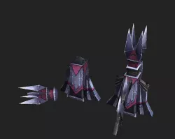 Game Model Arena - inferno cell wall 01 3D model