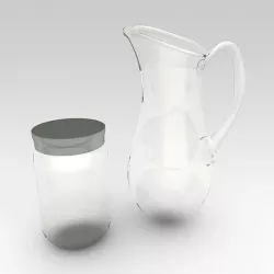 Glass Jar 3D model