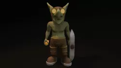 Goblin Low-poly 3D model
