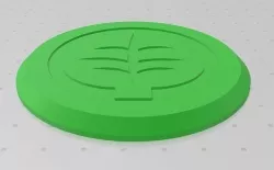 Grass Puck Pokemon Sword adn Shield 3D model