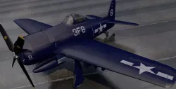 Grumman F8F-1 Bearcat 3D model