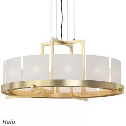 Halo chandelier 3D model