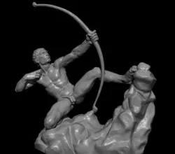 hercules antoine bourdelle 3D model