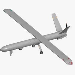 Hermes 450 Low-poly 3D model