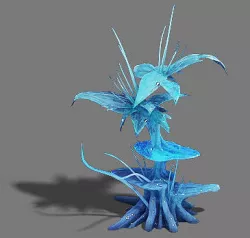 Ice and snow - ice tree 3D model